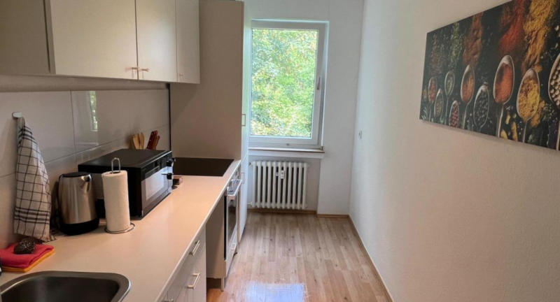 Velbert Monteurwohnung Siebeneicker: Die Küche der Monteurwohnung